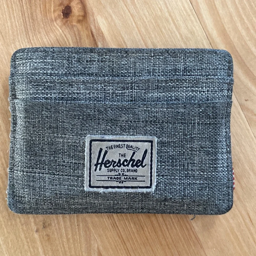 Herschel Supply Company Light Grey Heather Cardholder Wallet - Picture 1 of 3